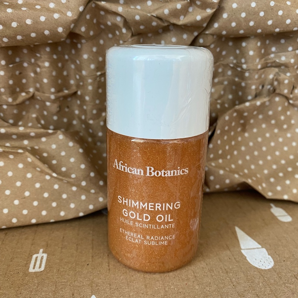 AFRICAN BOTANICS SHIMMERING GOLD OIL 2oz